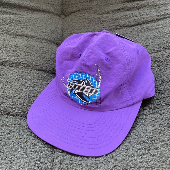 RVCA PURPLE SNAPBACK HAT - Picture 1 of 6